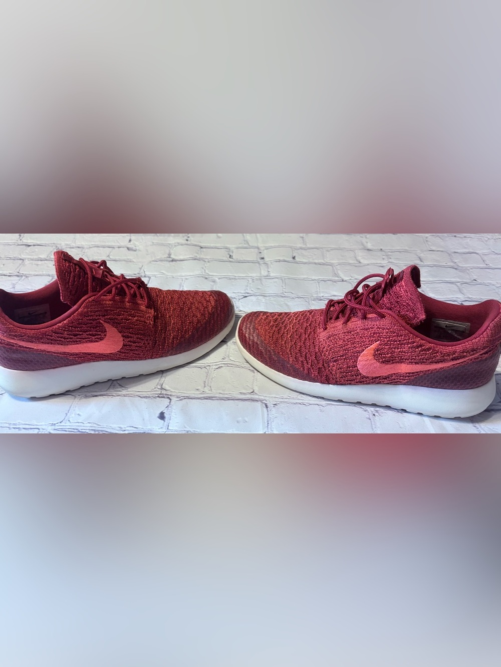 Nike Women's Maroon Knit Running Shoes